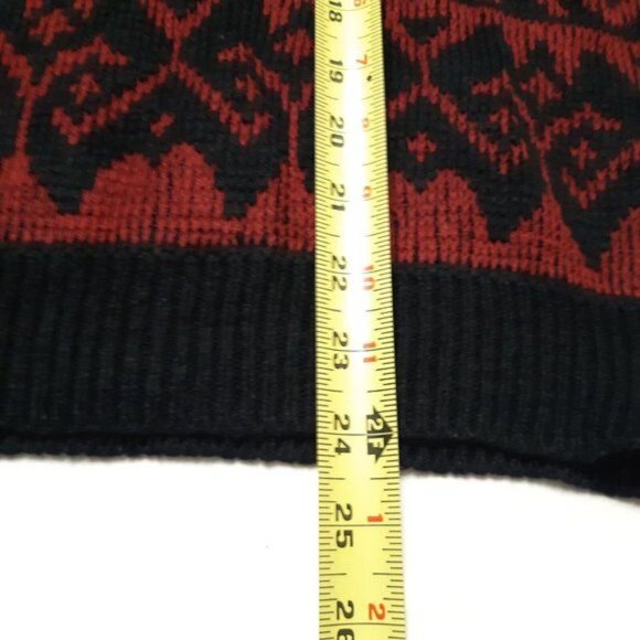 Vintage McGregor Sweater Mens Large Red Long Sleeve Pullover 48 in Chest - Picture 5 of 14